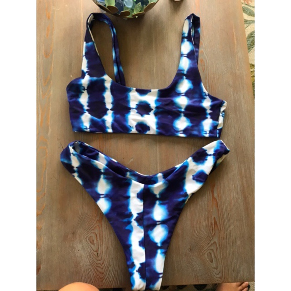 Tie die zaful bikini